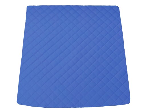 Коврик из экокожи ТЕМНО-СИНИЙ для внедорожника Skoda Kodiaq II 2023-... 5 человек