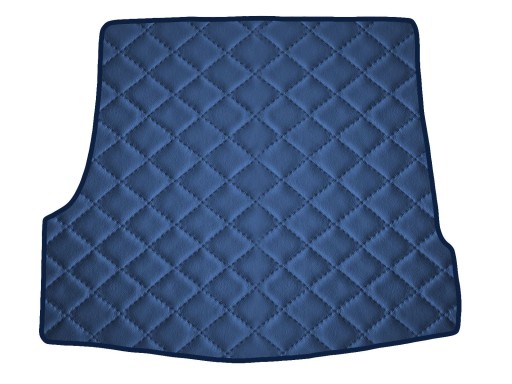 Коврик из экокожи ТЕМНО-СИНИЙ для Skoda Superb I 2001-2008 гг.