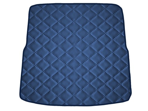 Коврик из экокожи ТЕМНО-СИНИЙ для Skoda Superb II универсал 2008-2015 гг.