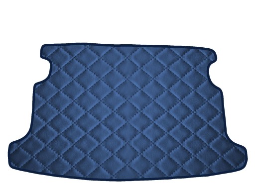 Коврик из экокожи ТЕМНО-СИНИЙ для Toyota Corolla E 12 H/B 2001-2007 гг.