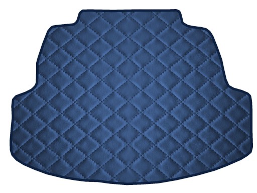Коврик из экокожи ТЕМНО-СИНИЙ для Toyota Corolla XII E210 Hybrid седан 2018-...
