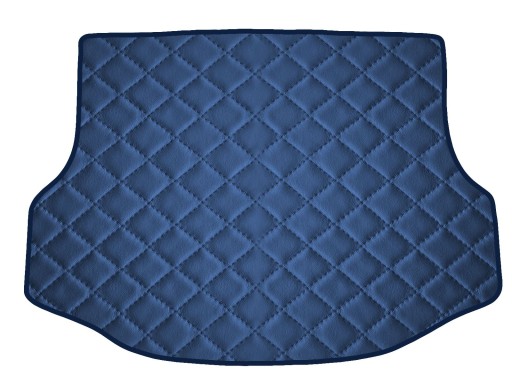 Коврик из экокожи ТЕМНО-СИНИЙ для Toyota Rav4 IV 5os 2013-2019 гг.