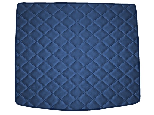 Коврик из экокожи ТЕМНО-СИНИЙ для VW Caddy life 5d 2003-2020 гг.