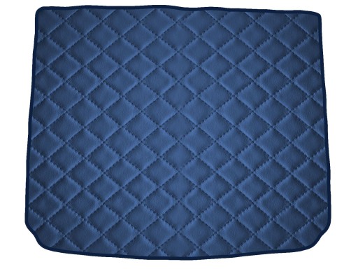 Коврик из экокожи ТЕМНО-СИНИЙ для VW Touareg I 2002-2010 гг.