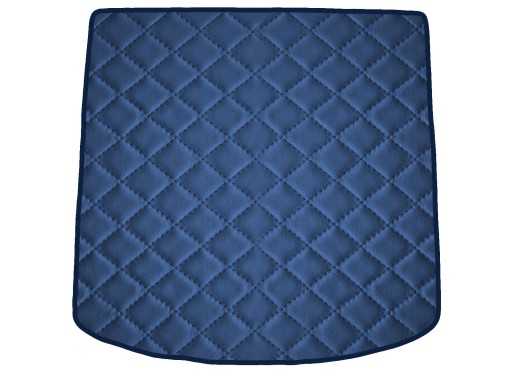 Еко шкіра NAVY BLUE Килимок для VW Touran I, II 5os 2003-2015