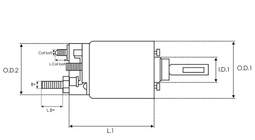 333998 - Соленоїд стартера (12v)