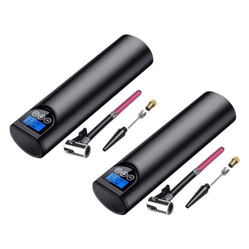 Електричний насос для шин чорний