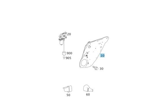 A1647303179 - Электрический стеклоподъемник X164