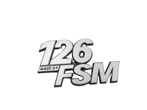 Емблема 126 MADE BY FSM Fiat OE 7550112