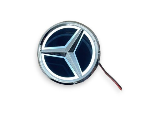 P.173/118. - Светодиодная эмблема 5D Star на заднем отвороте со всеми плоскими клапанами для Mercedes