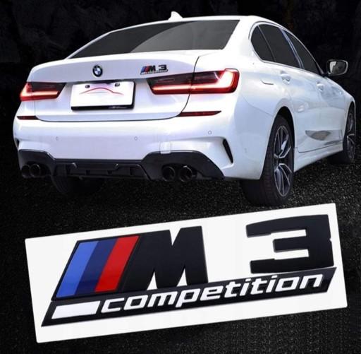 Эмблема BMW M3 COMPETITION для заднего люка