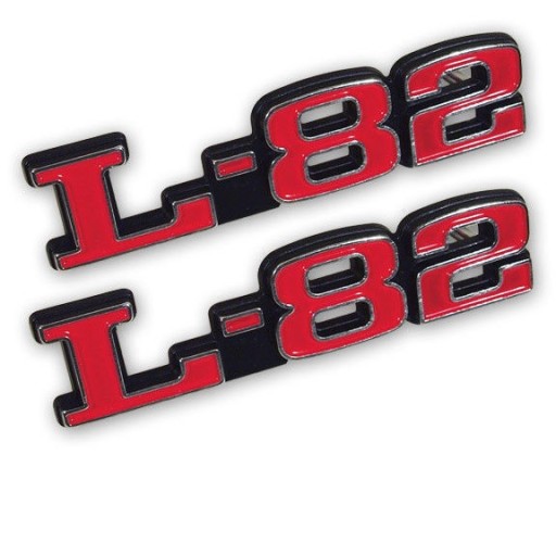 X2507 - Значок емблеми Two Pieces L-82 Chevrolet Corvette C3 1972-1982