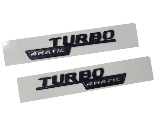 Emb_Merc_blotnik_turbo_4m_black_glossy - Емблема підкрилок Mercedes Turbo 4M Black Glossy