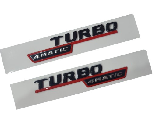 Emb_Merc_blotnik_turbo_4m_black_red - Емблема під крило Mercedes Turbo 4M Black Red