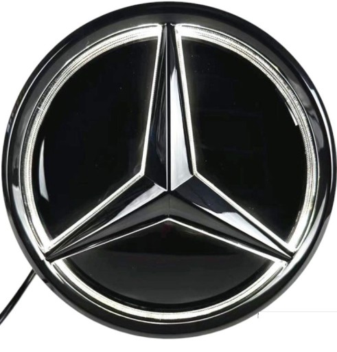 A2188880060 - Светодиодная эмблема звезды Mercedes W205 W218 W176 C117 R172 черный глянцевый