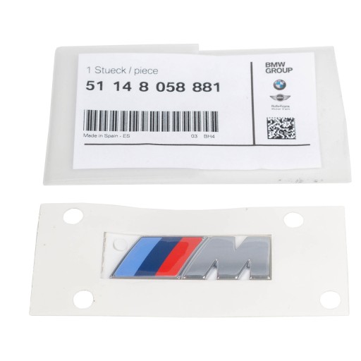 Емблема підкрилка BMW M OE 51148058881