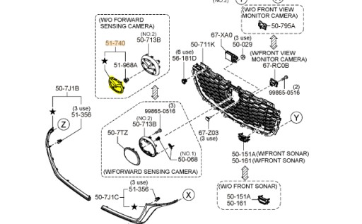 KA0G51730 - Передняя эмблема Mazda CX60