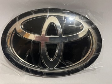 Эмблема Toyota черная под радаром Rav4 Highlander Camry Avalon Sienna
