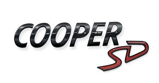 51142465244 - BLACK Cooper SD Mini задня емблема Оригінал