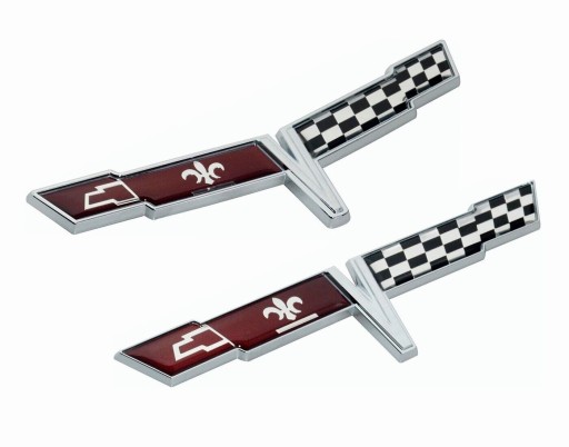 C38082 - Эмблема-значок с логотипом передний и задний бензобак Chevrolet Corvette C3 80-82