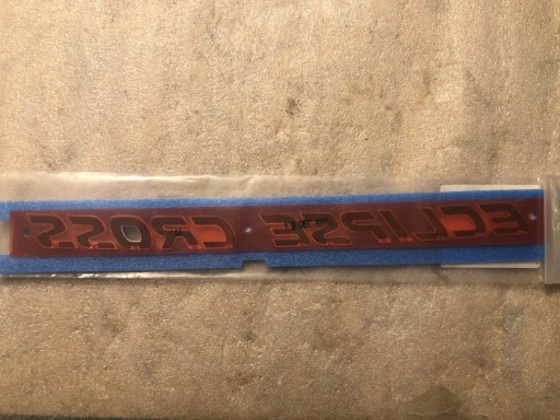 Эмблема значок надпись монограмма Eclipse Cross New Original 7415A714