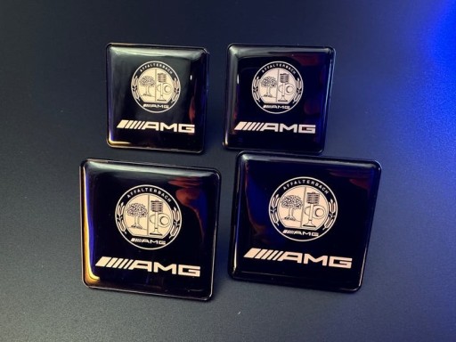 0720158388736 - Емблеми на сидіння Mercedes-Benz G-class 2018-2024 AMG Metal style