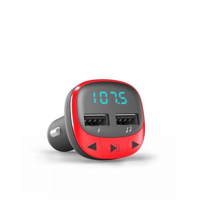 Energy Sistem Car FM Transmitter, Red