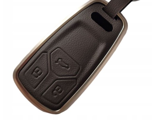 Чехол для ключа автомобиля для Audi коричневый