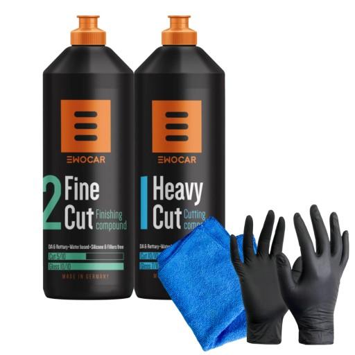 Ewocar Heavy Cut 1L + Ewocar Fine Cut 1L - для двоетапної корекції
