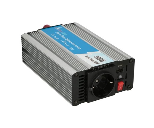 Extralink АВТОМОБІЛЬНИЙ ПЕРЕТВОРЮВАЧ НАПРУГИ 12V - 230V, 300W, PURE SINUS OPIP-300W...