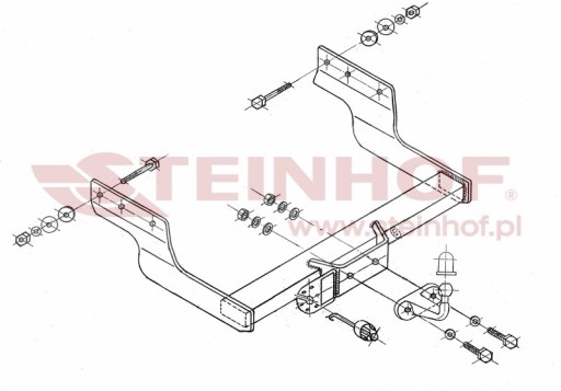 RV-F 300 - F-300/STE БУКСИРУВАЛЬНИЙ ГАК FORD TRANSIT 07/2006- F