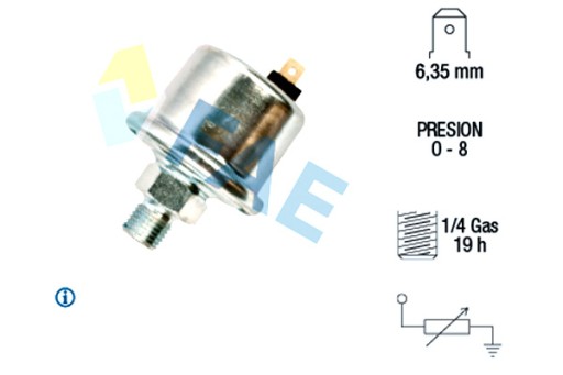 14040 - FAE ДАТЧИК ТИСКУ МАСЛА JAGUAR XJ 3.4 4.2 5.3 11.73-02.93
