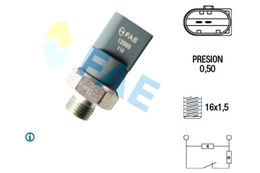 12995 - FAE ДАТЧИК ТИСКУ МАСЛА MERCEDES