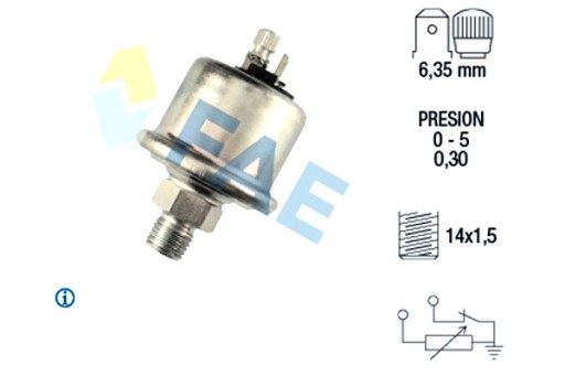 14560 - FAE ДАТЧИК ТИСКУ МАСЛА OPEL ASCONA B ASCONA C CORSA A KADETT E