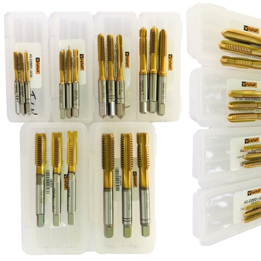 FANAR Мітчик для нержавіючої сталі M3 M4 M5 M6 M8 M10 INOX TiN HSSE