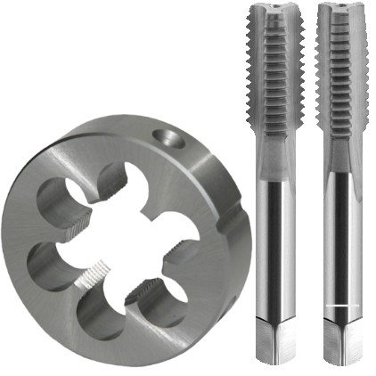 Набор метчиков FANAR + плашка M22 HSS