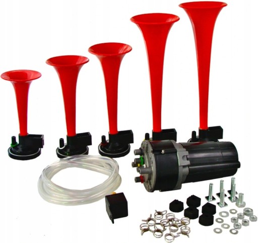 42156 - ФАНФАРА ГУДОК МЕЛОДІЯ LA CUCARACHA КОМПРЕСОР 12V