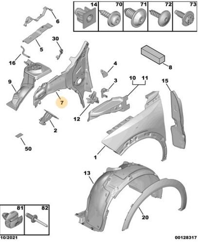 D8326 - AUTOFREN D8326 защитный кожух шарнира FIAT BRAVA