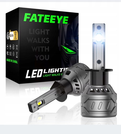 LED FATEEYE F4 H1 - Fateeye H1 світлодіодні лампи CANBUS 1: 1 потужний світло 6500K