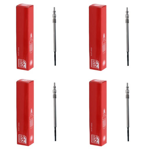 4× свічки розжарювання febi bilstein 47508
