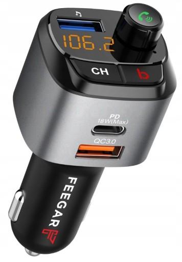 FEEGAR FM-передатчик handsfree BT QC3.0