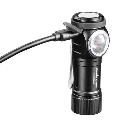 FENIX АККУМУЛЯТОРНЫЙ УГЛОВОЙ РУЧНОЙ ФОНАРЬ С ЗАЖИМОМ, МАГНИТ 500лм 700мАч LD15R 85м