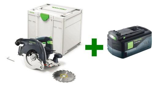 FESTOOL 577034 Акумуляторна циркулярна пила HKC 55 EB-Basic-5.0