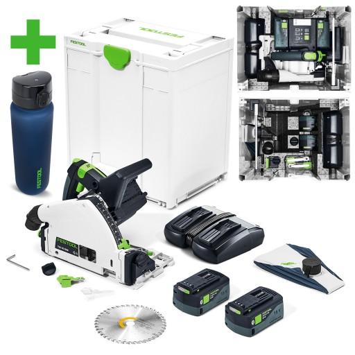 АККУМУЛЯТОРНАЯ МАШИНА ДЛЯ РЕЗКИ FESTOOL TSC 55 5.0 KEBI-Plus/XL НАБОР БУТЫЛКИ 1 Л