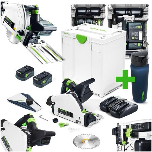 АККУМУЛЯТОРНАЯ МАШИНА ДЛЯ РЕЗКИ FESTOOL TSC 55 5.0 KEBI-Plus/XL НАБОР БУТЫЛКИ 1 Л
