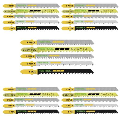 FESTOOL Набор пильных полотен по дереву 25 Вт 204275