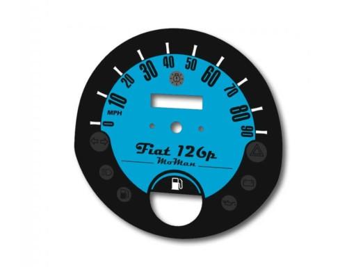 Fiat 126p Speedometer Dials Indiglo MoMan design 5