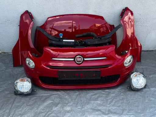 FIA9582 - FIAT 500 LIFT БАМПЕР КАПОТ ПЕРЕДНИЙ ПОВНИЙ РЕМІНЬ РАДІАТОРИ 2015-
