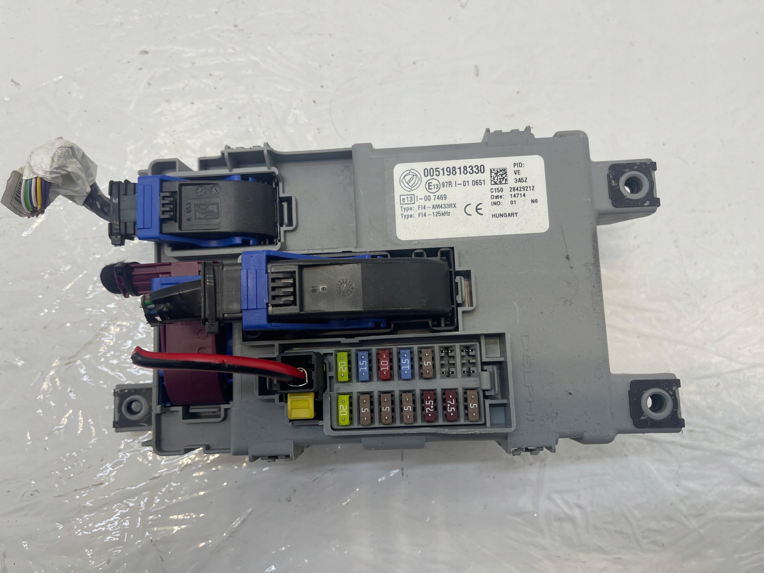 FIAT 500 МОДУЛЬ BSI 00519818330