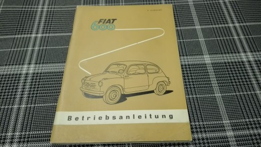 FIAT 600 Руководство по эксплуатации Книга 1957 г. РЕДКОСТЬ